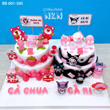  Bánh Sinh Nhật Đôi 2 Tầng Gấu Dâu x Korumi (BB-001-585) 