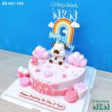  Bánh Sinh Nhật Bé Gái Tuổi Sửu (BB-001-594) 