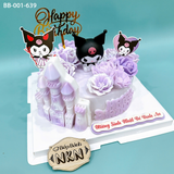  Bánh Sinh Nhật Lâu Đài Kuromi (BB-001-639) 