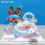  Bánh Sinh Nhật 2 Tầng Labrador X Cinamoroll (BB-001-664) 
