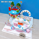  Bánh Sinh Nhật 2 Tầng Labrador X Cinamoroll (BB-001-664) 