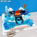  Bánh Sinh Nhật Thành Phố Giao Thông (BB-001-666) 