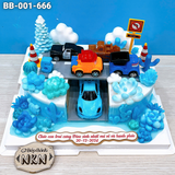  Bánh Sinh Nhật Thành Phố Giao Thông (BB-001-666) 