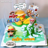  Bánh Sinh Nhật Burger Chủ Đề One Piece (BB-001-690) 