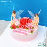  Bánh Sinh Nhật Cô Tiên Cánh Hồng (BB-001-110) 