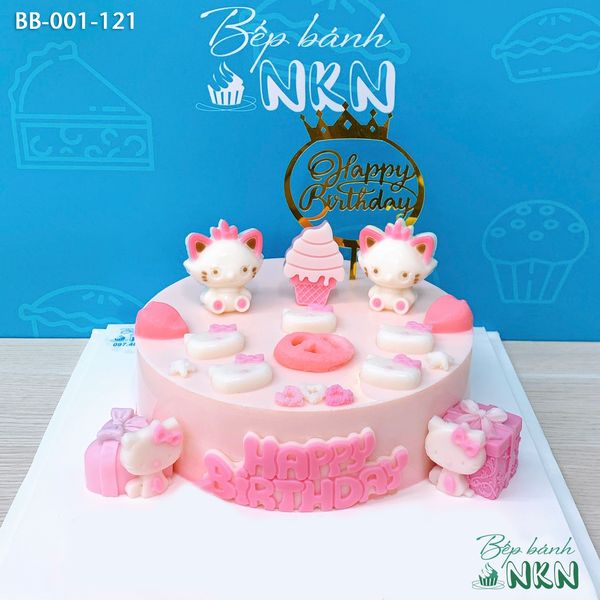  Bánh Sinh Nhật Hello Kitty Cho Bé (BB-001-121) 