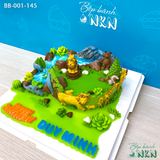  Bánh Sinh Nhật Vườn Thú Safari (BB-001-145) 