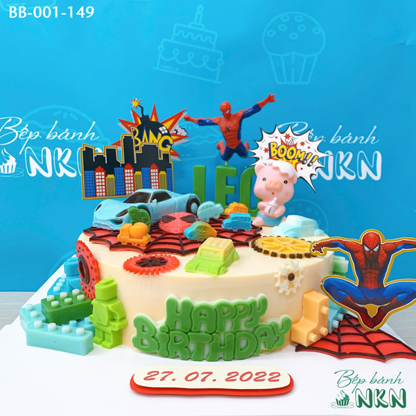  Bánh Sinh Nhật Spiderman Cho Bé Tuổi Hợi (BB-001-149) 