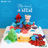  Bánh Sinh Nhật Spiderman Cho Bé Tuổi Tý (BB-001-161) 