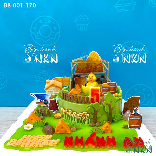  Bánh Sinh Nhật Cho Bé Tuổi Dậu (BB-001-170) 