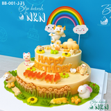 Bánh Sinh Nhật 2 Tầng Cho Bé Tuổi Sửu (BB-001-171) 