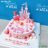  Bánh Sinh Nhật Cho Bé Mẫu Lâu Đài Công Chúa (BB-001-181) 