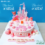  Bánh Sinh Nhật Cho Bé Mẫu Lâu Đài Công Chúa (BB-001-181) 