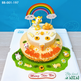  Bánh Sinh Nhật 2 Tầng Cho Bé Tuổi Sửu (BB-001-197) 