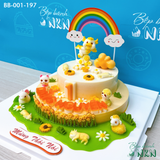  Bánh Sinh Nhật 2 Tầng Cho Bé Tuổi Sửu (BB-001-197) 