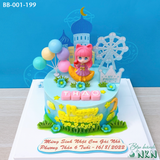  Bánh Sinh Nhật Công Chúa Ngồi Cung Trăng (BB-001-199) 