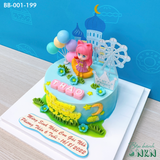  Bánh Sinh Nhật Công Chúa Ngồi Cung Trăng (BB-001-199) 
