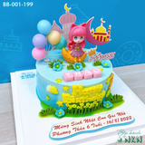  Bánh Sinh Nhật Công Chúa Ngồi Cung Trăng (BB-001-199) 