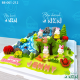  Bánh Sinh Nhật Khu Vườn Thỏ Trắng (BB-001-212) 
