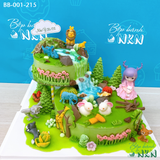  Tháp Bánh Sinh Nhật 2 Tầng Công Chúa Trong Rừng (BB-001-215) 