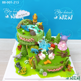  Tháp Bánh Sinh Nhật 2 Tầng Công Chúa Trong Rừng (BB-001-215) 