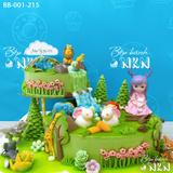  Tháp Bánh Sinh Nhật 2 Tầng Công Chúa Trong Rừng (BB-001-215) 
