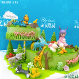  Tháp Bánh Sinh Nhật 2 Tầng Công Chúa Trong Rừng (BB-001-215) 