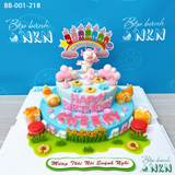  Bánh Sinh Nhật 2 Tầng Cho Bé Tuổi Sửu (BB-001-218) 