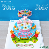  Bánh Sinh Nhật 2 Tầng Cho Bé Tuổi Sửu (BB-001-218) 