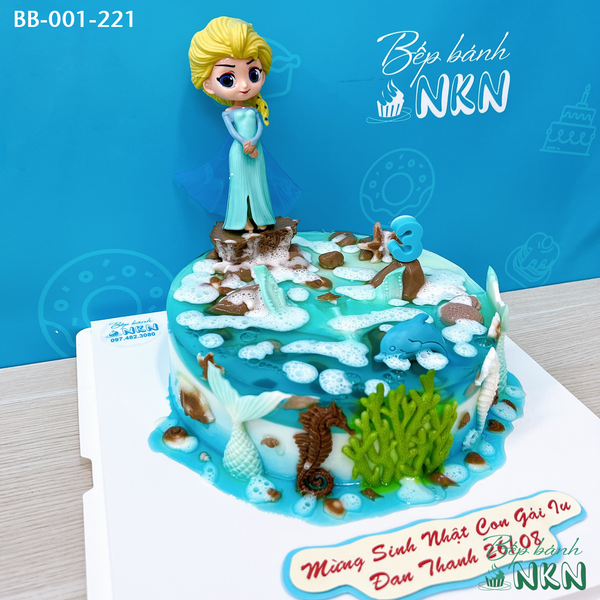  Bánh Sinh Nhật Công Chúa Elsa (BB-001-221) 