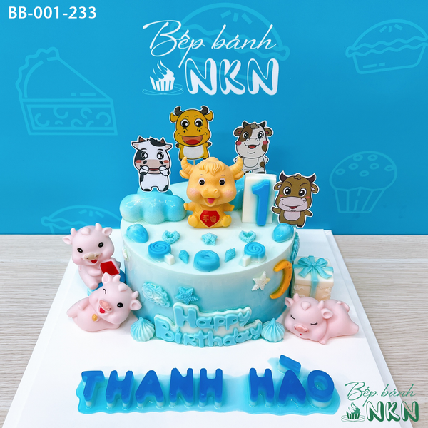  Bánh Sinh Nhật Cho Bé Tuổi Sửu (BB-001-233) 