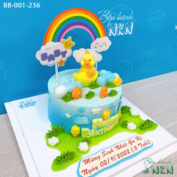  Bánh Sinh Nhật Cho Bé Tuổi Dậu (BB-001-236) 