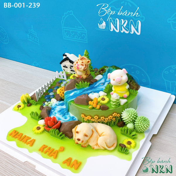  Bánh Sinh Nhật Gia Đình Động Vât (BB-001-239) 