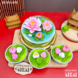 Set Bánh Cúng Hoa Sen (Mẫu 1) (BC-012-075) 