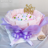  Bánh Bó Hoa Hồng Trà Nụ Tone Tím (BH-005-045) 