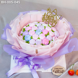  Bánh Bó Hoa Hồng Trà Nụ Tone Tím (BH-005-045) 