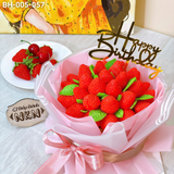  Bánh Bó Hoa Dâu Tây 8/3 Mini (BH-005-057) 