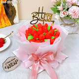  Bánh Bó Hoa Dâu Tây 8/3 Mini (BH-005-057) 
