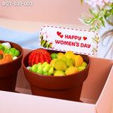  Hộp Quà 2 Chậu Bánh Sen Đá Kèm Xẻng (BQT-030-003) 