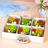  Hộp Quà 6 Cupcake Sen Đá (BQT-030-008) 