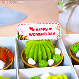  Hộp Quà 6 Cupcake Sen Đá (BQT-030-008) 