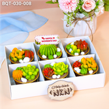  Hộp Quà 6 Cupcake Sen Đá (BQT-030-008) 