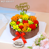  Bánh Quà Tặng 8/3 Sen Đá Cổ Điển (BQT-030-017) 