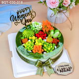  Bánh Quà Tặng 8/3 Sen Đá Hiện Đại (BQT-030-018) 