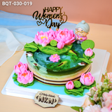  Bánh Quà Tặng 8/3 Hồ Sen Cá Lội (BQT-030-019) 