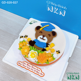  Bánh Tốt Nghiệp Hình Gấu Cử Nhân (GD-020-027) 