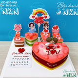  Set bánh Valentine I <3 U (GD-020-099) 