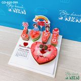 Set bánh Valentine I <3 U (GD-020-099) 