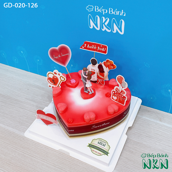  Bánh Kỷ Niệm Tình Yêu (GD-020-126) 
