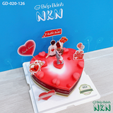  Bánh Kỷ Niệm Tình Yêu (GD-020-126) 